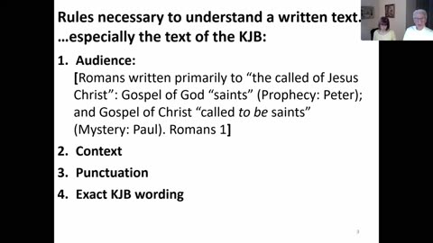 The Rules Necessary to Understand a Given Text of Scripture (the KJB)
