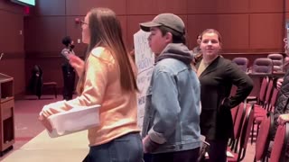 Students serve Loudoun County School Board massive lawsuit at meeting