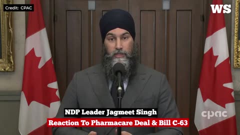 NDP Leader Discusses Pharmacare Deal and Response to Bill C-63