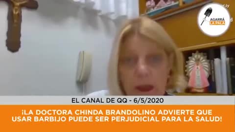 Entrevista con la Doctora Chinda Brandolino menciona las mascarillas, barbijos, cubrebocas, bozal..