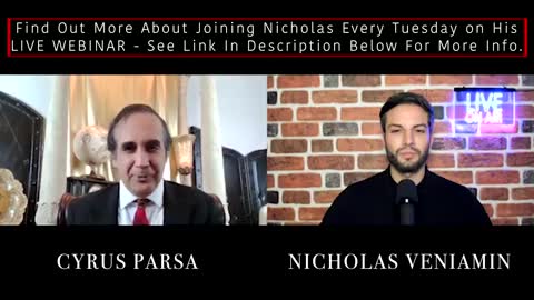 CYRUS PARSA DISCUSSES BIO-WEAPON PLOT TO KILL PRESIDENT TRUMP WITH NICHOLAS VENIAMIN