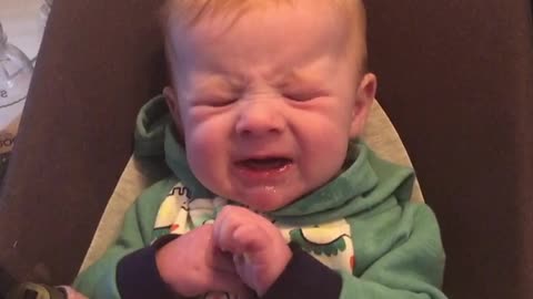 This Baby's First Taste Of Lemon Was A Very Sour Experience
