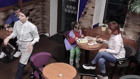 Hungry child gets a meal, and a rude waitress learns a lesson