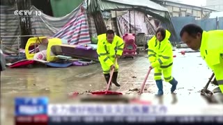 Rescue and clean up efforts after floods hit China