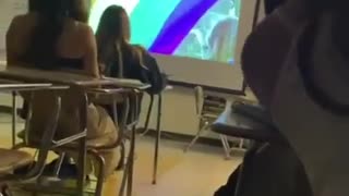 Teacher forcing students to watch a pride video during math class