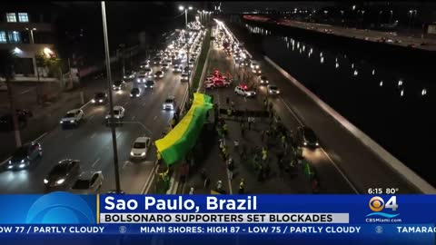 Bolsonaro Supporters Block Roads In Protest Of Brazil Presidential Election Results