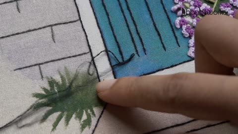 Painting Art with Embroidery