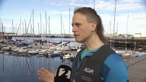 Icelandic National TV, Stöð2 News, Interview with Fiann Paul, captain of Polar Row