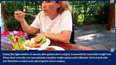 Calorie Intake After Gastric Sleeve Surgery