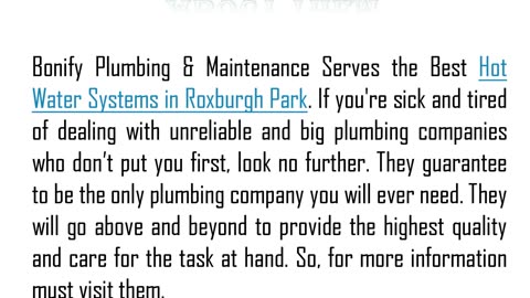 Want to get the Best Service of Blocked Drains in Roxburgh Park