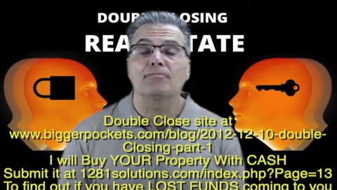 DOUBLE CLOSE wants to BUY YOUR Property