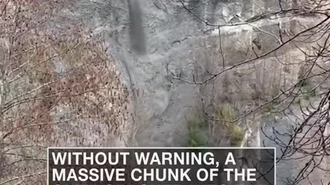 California cliff collapses, and then the video gets even wilder _ #shorts #newvideo #subscribe