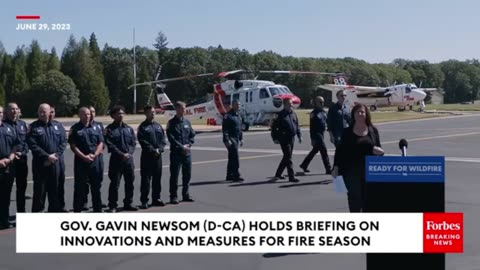 Governor Gavin Newsom Details California's New Innovations And Measures To Combat Forest Fires