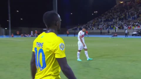 Sadio Mané DEBUT for Al Nassr vs Zamalek