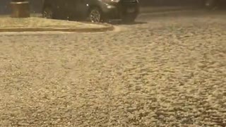 Hail Hits Paragould, Arkansas