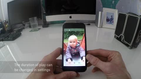 Baby Sleep: Play video on your child's ceiling using SleepHero and smartphone projector