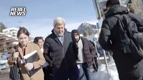 John Kerry Gets Put On The Spot With Difficult Question At The WEF
