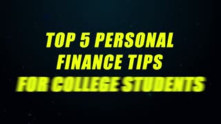 5 valuable pieces of financial advice for college students to help them manage their money wisely."