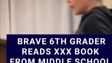 Brave 6th grader exposes school for having sexually explicit books at Windham Middle school library!