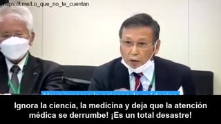 Dr. Fukushima Profesor Emérito de la Universidad de Kioto y sus palabras al Ministerio de Sanidad