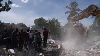 Haitians hunker down as Tropical Storm Grace hits