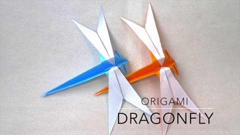 How to fold a Paper Dragonfly | Origami Dragonfly | Easy Origami