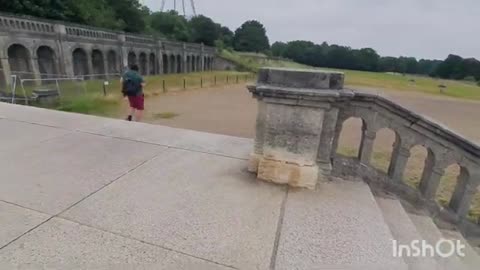 Crystal Palace walk out through original Dinosaur Display designed to decieve. #evolution