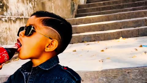 Cute little boy hair cut