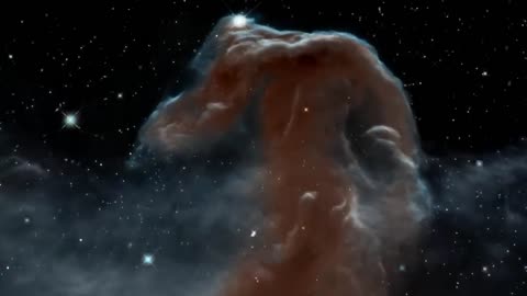 Zooming in on the Horsehead Nebula (3D)