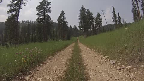 62" width-restricted Trail 8100 Red Lake Trailhead Black Hills National Forest South Dakota