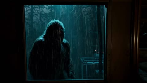 Chilling Sasquatch Encounter: Stormy Night at the Trailer (40-Minute Eerie Ambient Music)