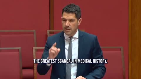 [Senator Alex Antic] Injections will go down as greatest medical scandal in history