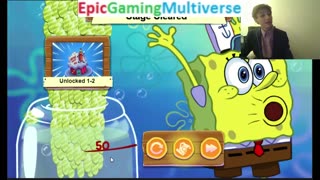 SpongeBob SquarePants SpongeBob Run Stage 1-1 WalkThrough Gameplay