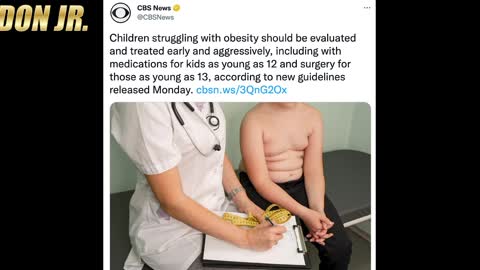 INSANITY: Now They Want to Medicate Kids For OBESITY... Listen.
