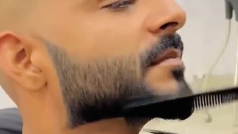 Arabic 😎🔥🔥 Beard Style For mens | #asmr #hairstyle #manshair #beardstyle #sharphaircut #beard