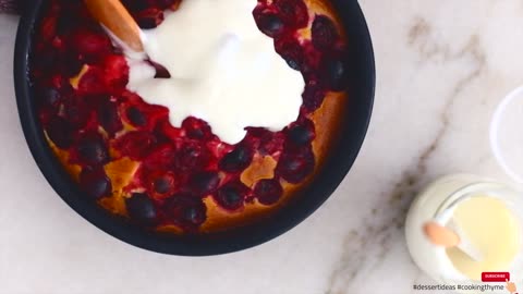 Easy Cranberry Cobbler Recipe [ASMR] | Delicious Dessert