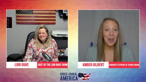 Amber Gilbert-Candidate for Stephens County School Board Joins the Lori Duke Show!