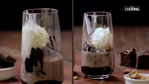 Chocolate Shake Sundae _ Easy Dessert Recipes _ Ice Cream Sundae _ Chocolate Recipes