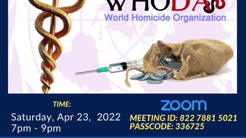 CDC Ph Weekly Huddle April 23, 2022: WHO-Das!