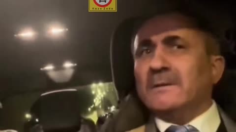 Angry taxi driver