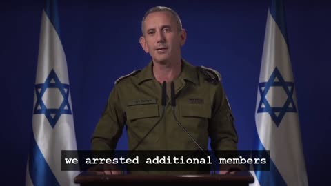 IDF: IDF Spokesperson, Rear Admiral Daniel Hagari: