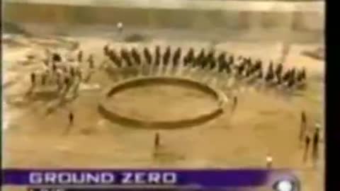 This weird ritual on Ground Zero...