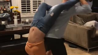 Home Gymnastics Fail