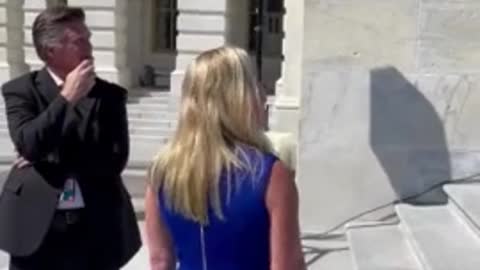 Reps. Marjorie Taylor Greene and Debbie Baby Killer Dingell Screaming Match on Capitol Steps