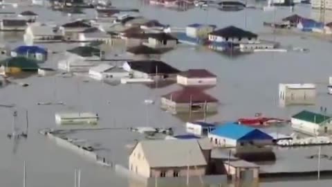 The floods, caused by a dam break and unusually strong rainfall