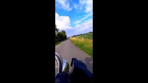motorcycle ride belgian country side