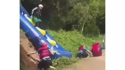 Rafting went bad