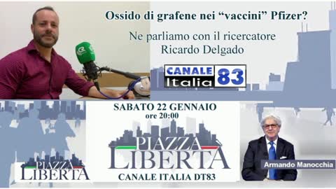 PIAZZA LIBERTA' questa sera ospite il ricercatore Ricardo Delgado