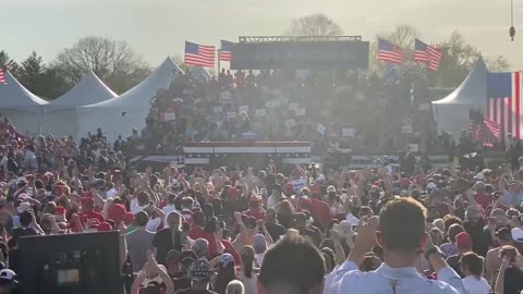 RAV SHOWS CROWDS AT TRUMP RALLY IN DELAWARE, OHIO