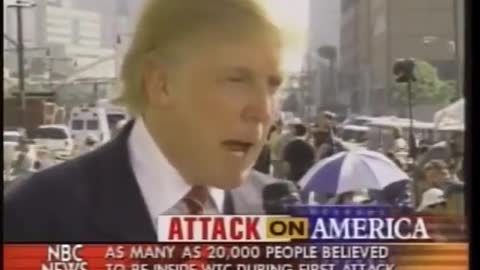 FLASHBACK TO 2001: Trump Visits Ground Zero On 9/11